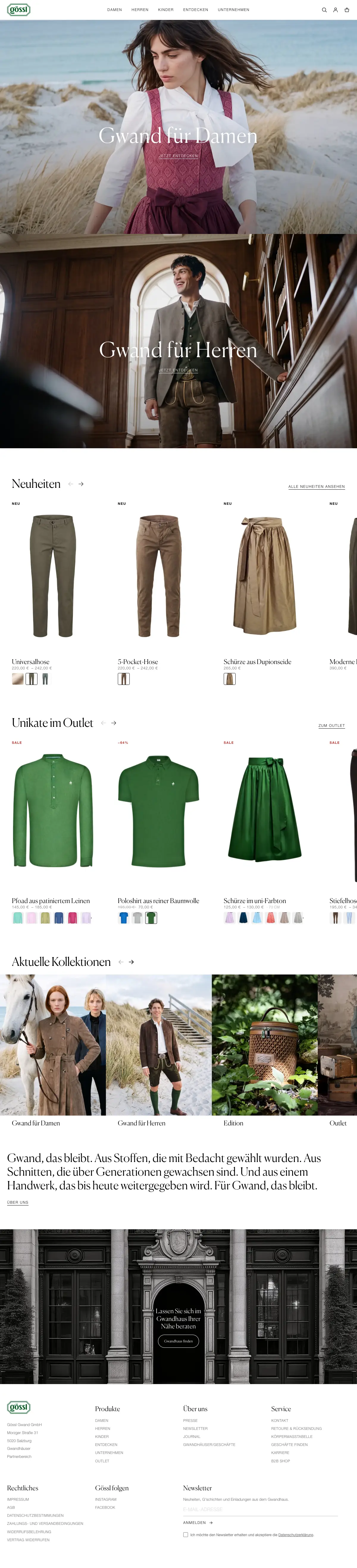 goessl.com storefront
